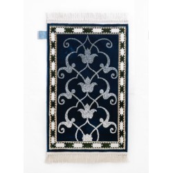 Fleur d'Orient - Tapis de Prière en soie Élégant et Raffiné | Monjumuah