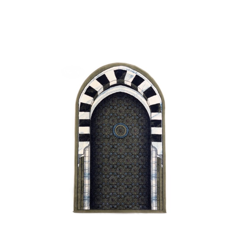 Mihrab Élégance - Tapis de Prière Raffiné | Collection RAWDAH | Monjumuah