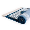 Tapis de Prière Éveil Bleu (Soie) - Élégance et Confort | Monjumuah