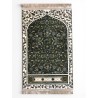 Tapis de prière Mihrab Impérial Vert Rawdah — Collection Rawdah