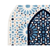 Mihrab Azur - Tapis de Prière Élégant de la Collection RAWDAH | Monjumuah