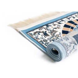 Arche de Quba Bleu - Tapis de Prière Élégant | Monjumuah