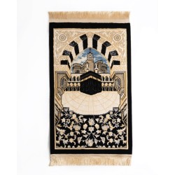 Mihrab Kaaba - Tapis de Prière Inspiré de la Kaaba | Monjumuah