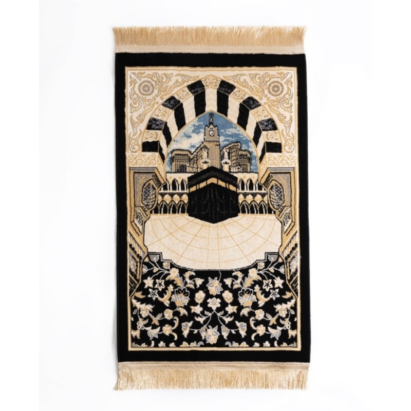 Mihrab Kaaba - Tapis de Prière Inspiré de la Kaaba | Monjumuah